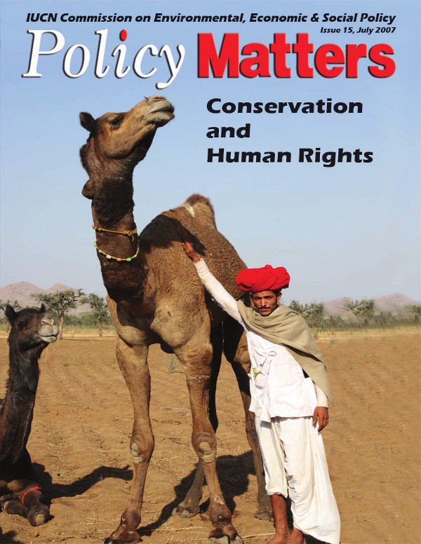 Conservation and Human Rights, Policy Matters 15