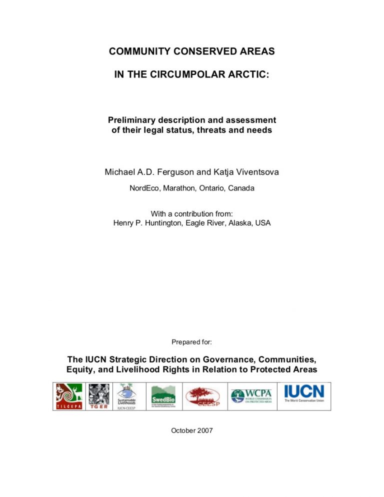 The Circumpolar Arctic: Nunavut (Canada) and Russia