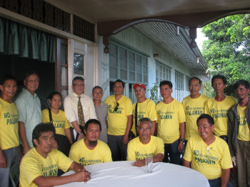 CALG members after the meeting with Vice-Governor Dennis Socratess