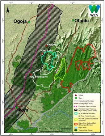 Highway Map northern section