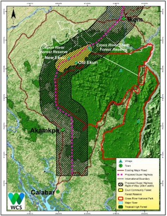 Highway Map southern section