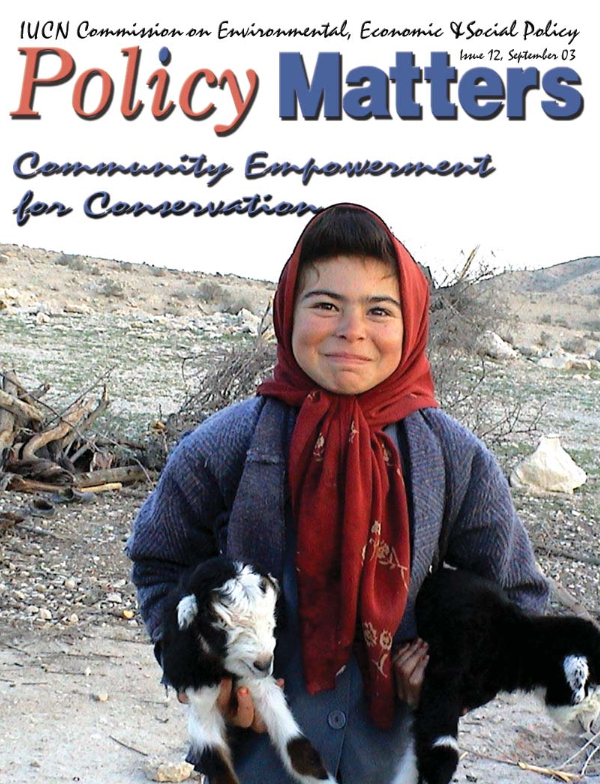Community Empowerment for Conservation, Policy Matters 12