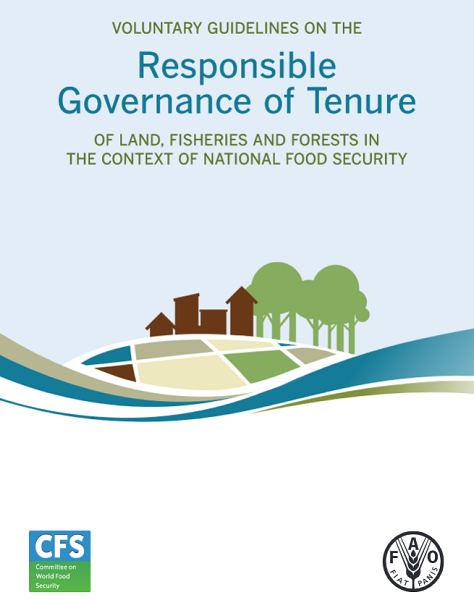 FAO Voluntary Guidelines on the Responsible Governance of Tenure of Land, Fisheries and Forests in the Context of National Food Security