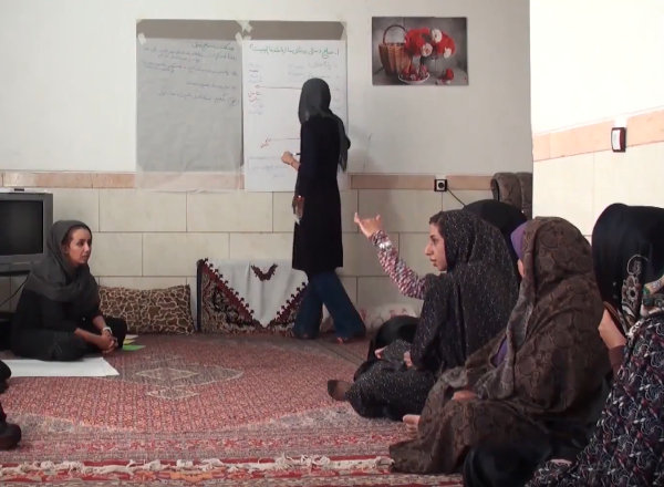 Capacity Building with Takab community women in Iran