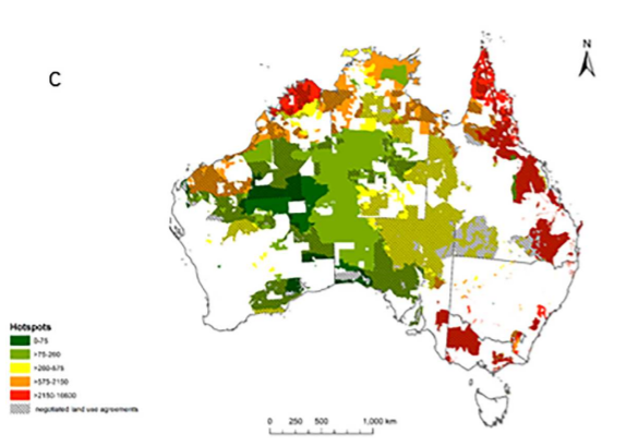 Mapping Indigenous land management for threatened species conservation: An Australian case-study