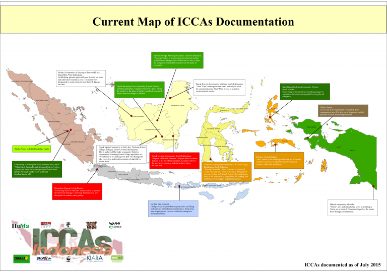 Advances towards the recognition  of ICCAs in Indonesia