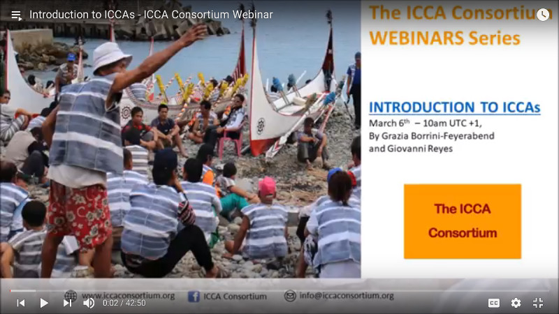 Introduction to ICCAs – ICCA Consortium Webinar