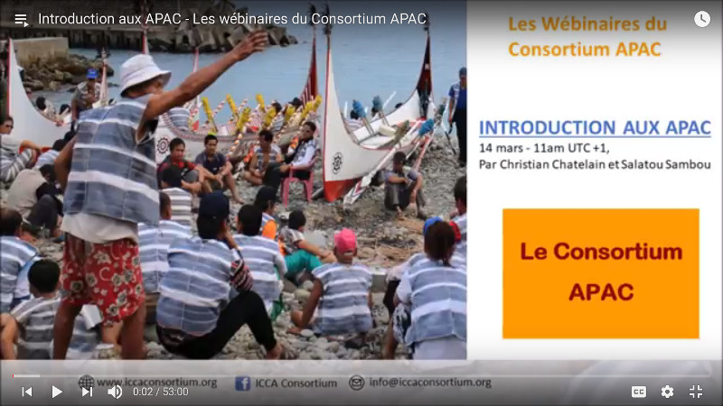 Introduction aux APAC – Les webinaires du Consortium APAC