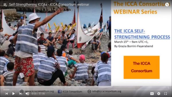 Self-Strengthening ICCAs – ICCA Consortium webinar