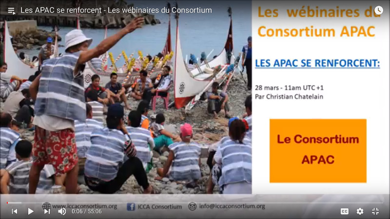 Les APAC se renforcent – Les webinaires du Consortium