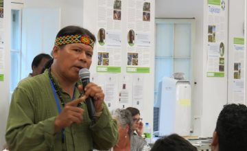 José Maria Gualinga participation in the GFC event “Fostering Community Conservation”