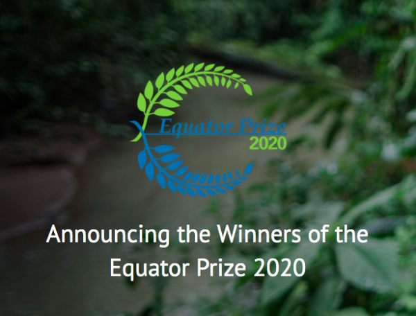 Congratulations to the 2020 Equator Prize Winners!