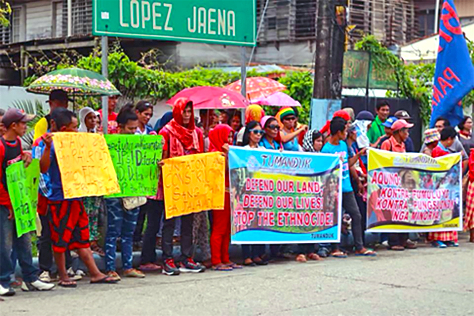 Tumandok protest Iloilo city