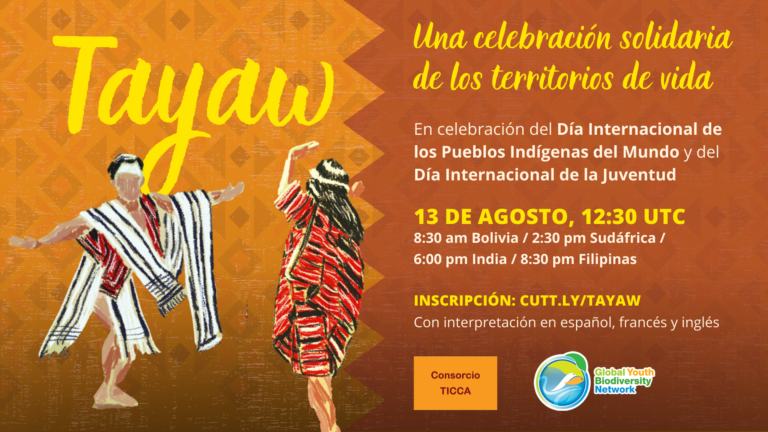 Te invitamos a TAYAW: Una celebración solidaria de los territorios de vida