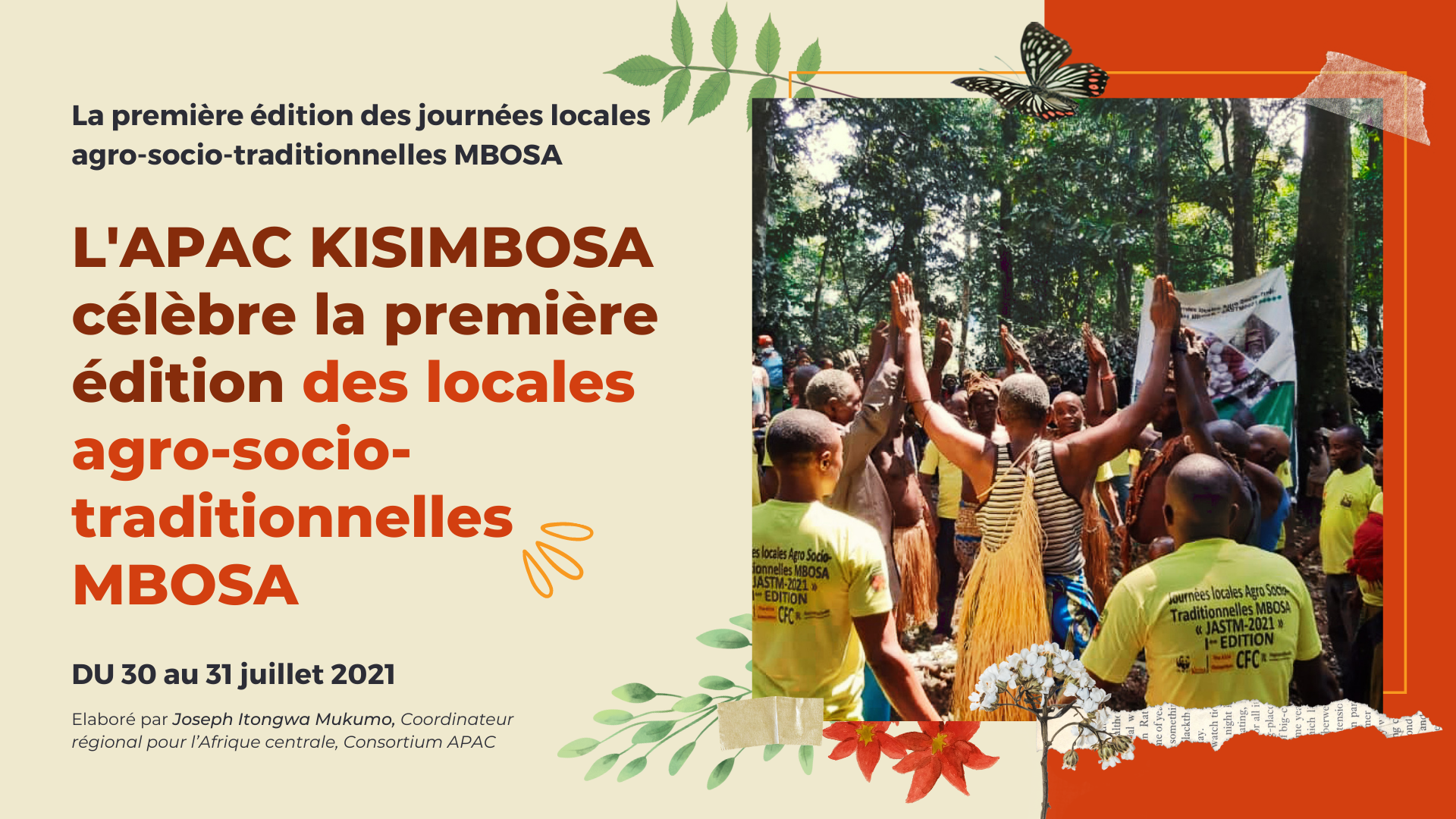 La première édition des journées locales  agro-socio-traditionnelles MBOSA