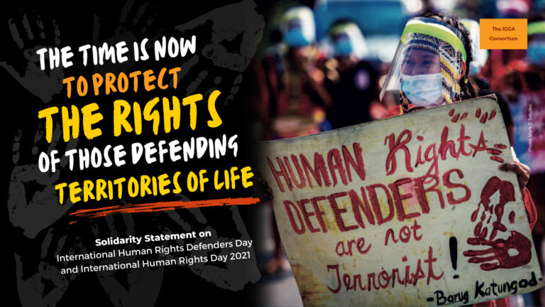 The time is now to protect the rights of those defending territories of life