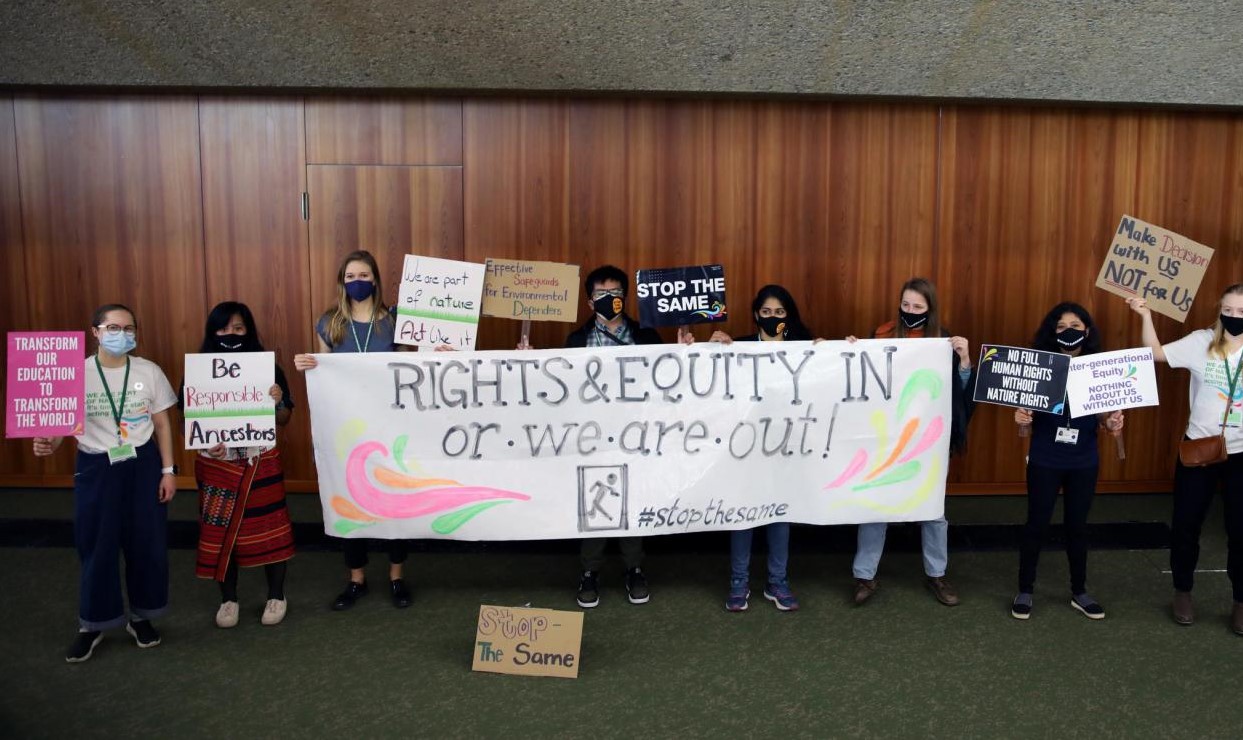 Youth Group Chair: Only a human rights-based approach will address biodiversity loss