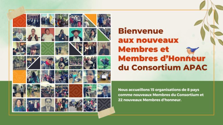 Bienvenue aux nouveaux Membres et Membres d’Honneur du Consortium APAC