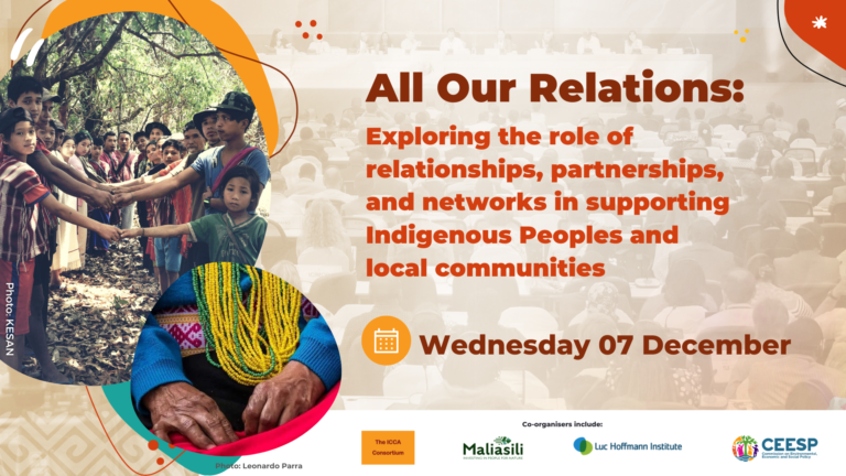 COP15 event explored the role of relationships, partnerships, and networks in supporting Indigenous Peoples and local communities