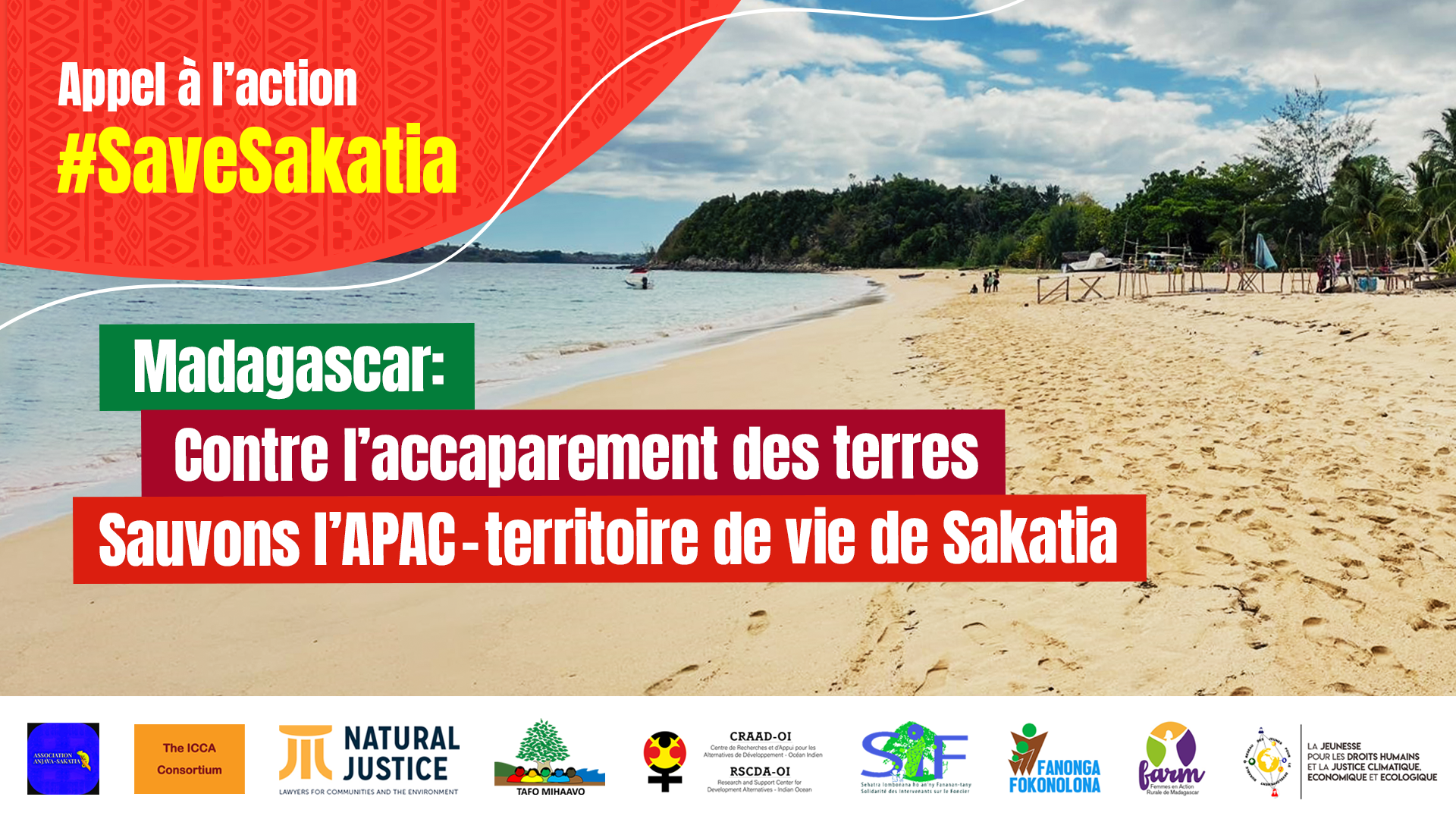 Appel à l’action : sauvons l’APAC–territoire de vie de Sakatia à Madagascar contre l’accaparement des terres