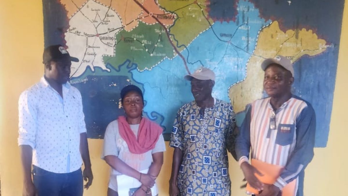 Guinée : La diversité des territoires de vie révélée par une mission de terrain menée par la coordination nationale