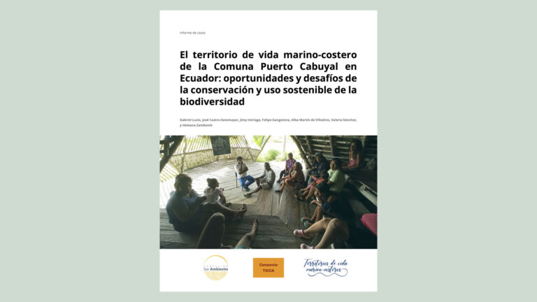 El territorio de vida marino-costero de la Comuna Puerto Cabuyal en Ecuador