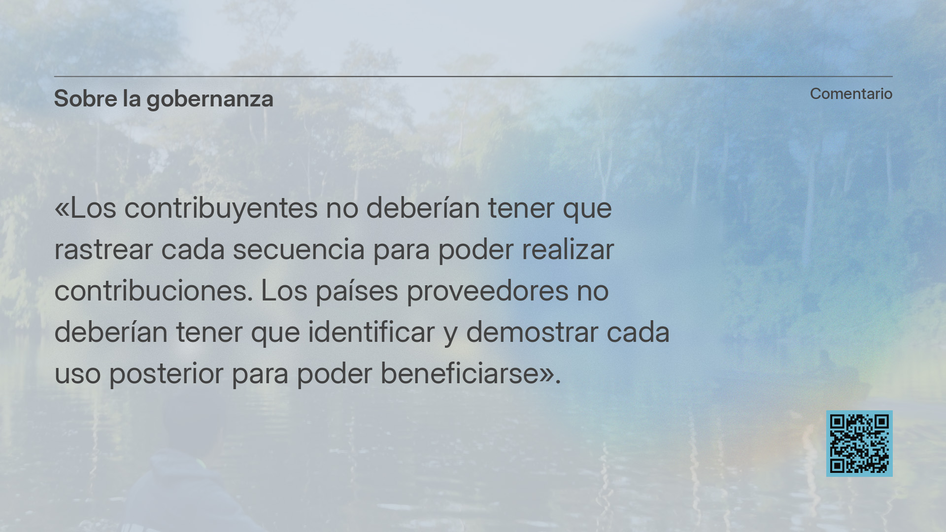 Mantener la confianza de los países proveedores en el Mecanismo Multilateral para la Información Digital sobre Secuencias de Recursos Genéticos