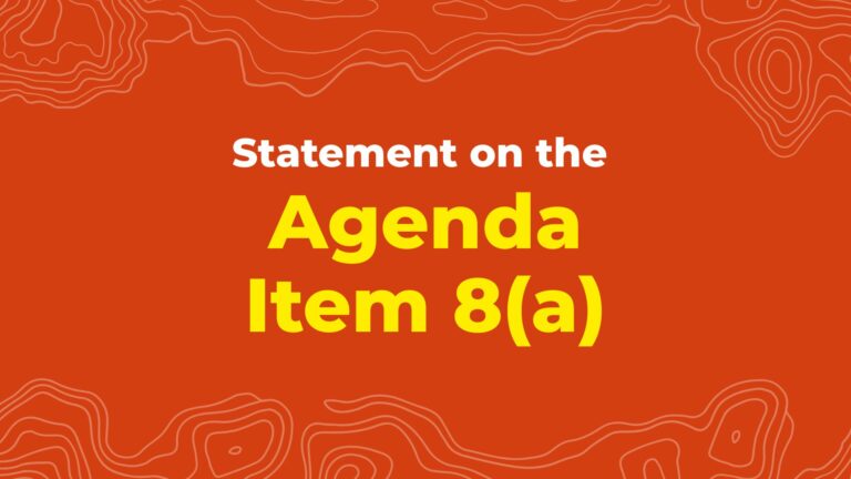 Image for Statement on the Agenda Item 8(a) Resource Mobilization at CBD COP17